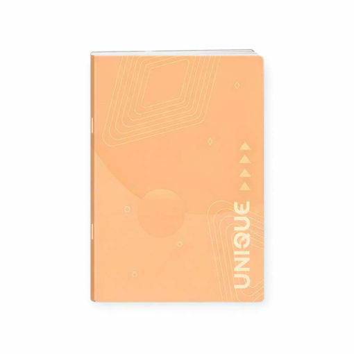 Picture of A4 UNIQUE LINED GLUED NOTEBOOK 96PGS CREAM